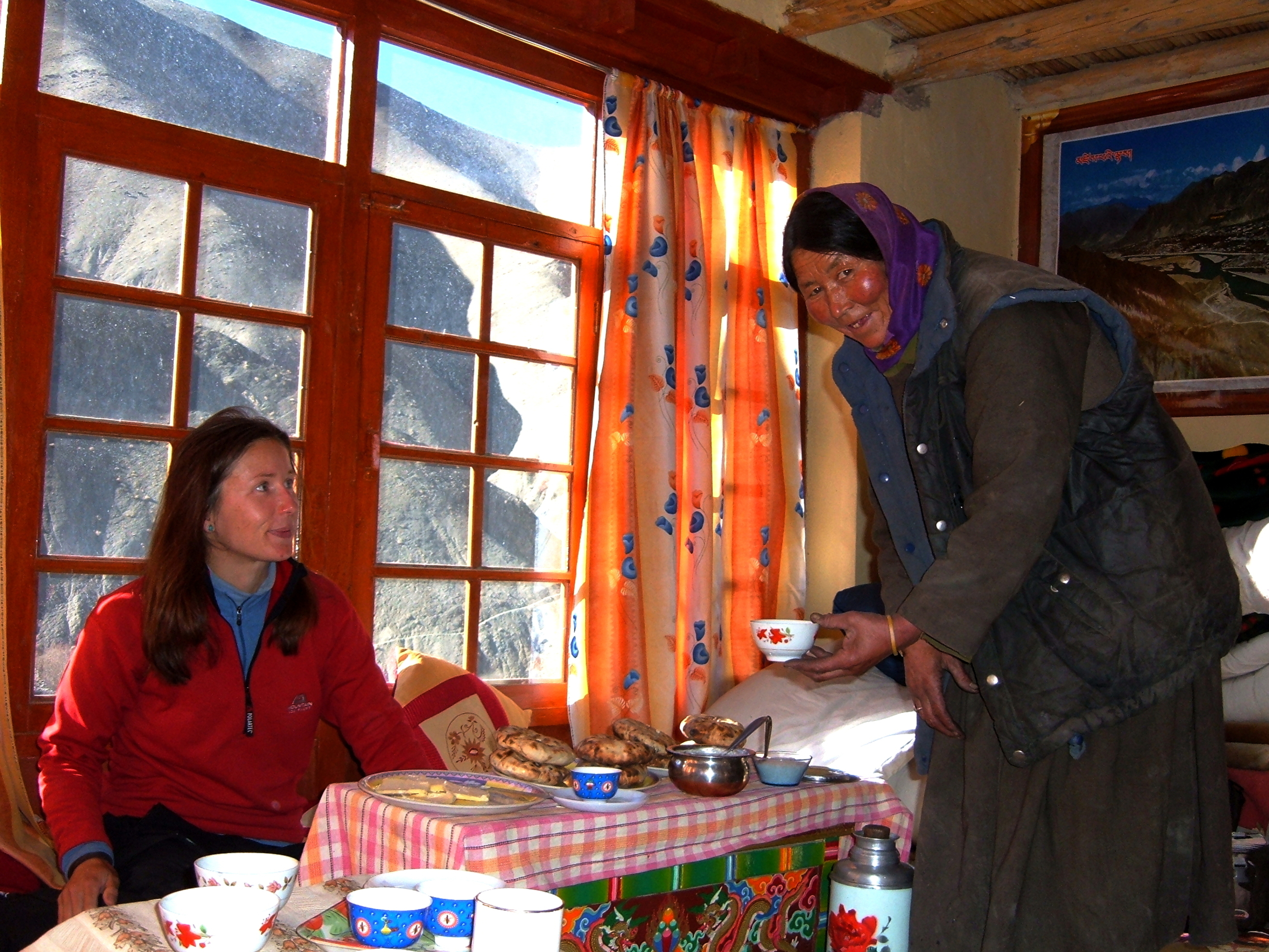 Guest served at homestay