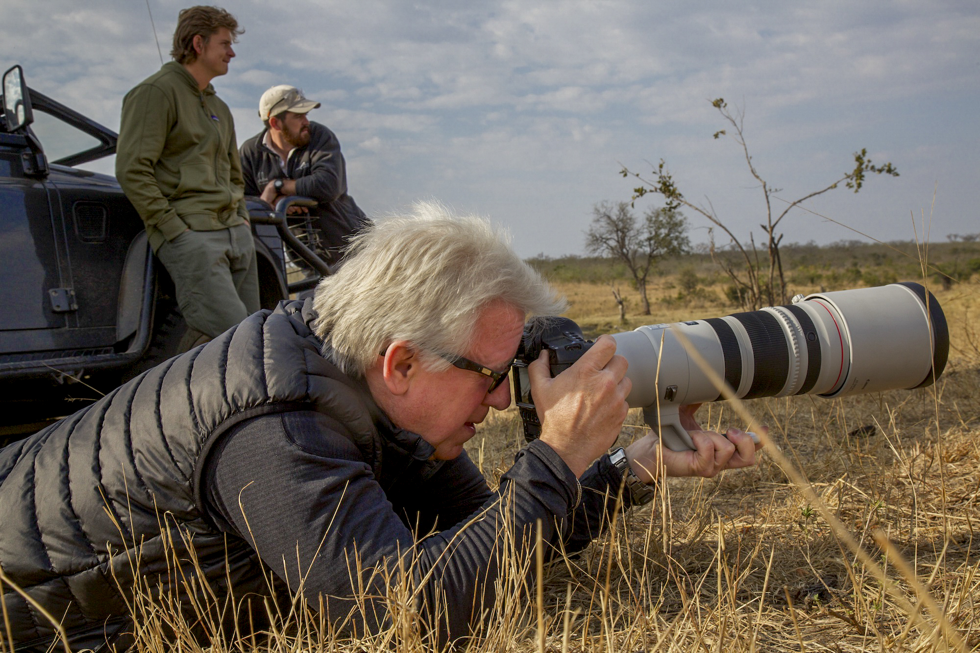 Steve Winter photographs leopards in the field